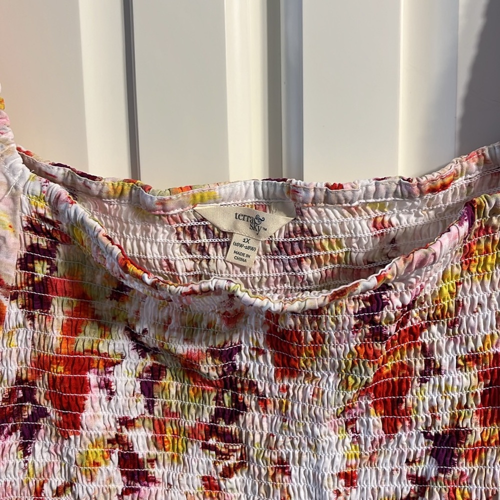 Terra Sky Smocked Dress - Picture 3 of 4